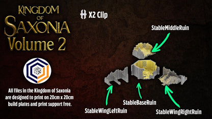 Stall Ruine | Kingdom of Saxonia V2 | MESBG