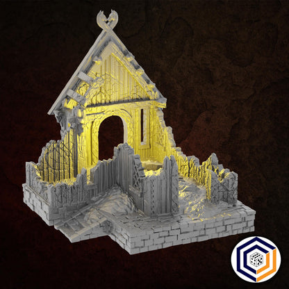 Villager House Ruin |  Kingdom of Saxonia V2 | MESBG