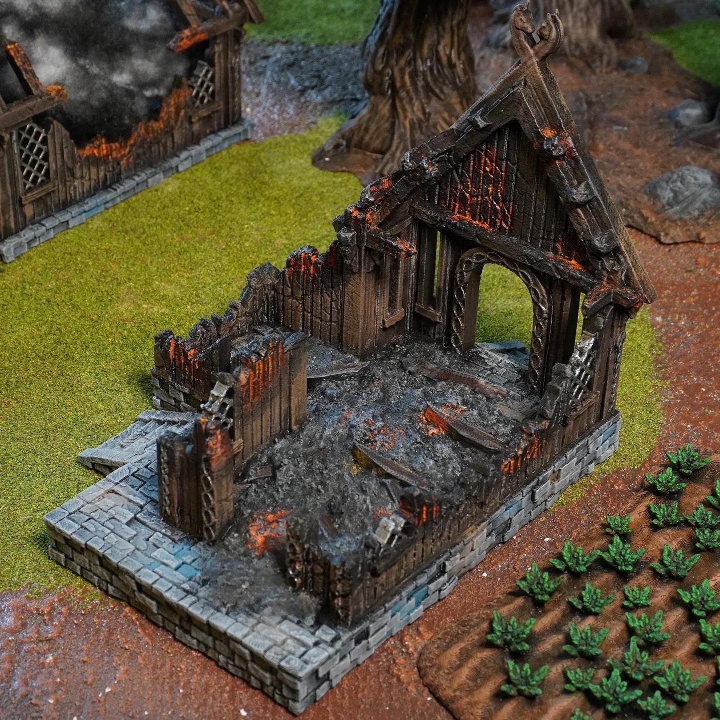 Villager House Ruin |  Kingdom of Saxonia V2 | MESBG