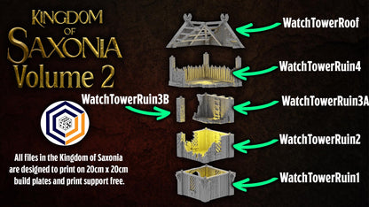 Aussichtsturm Ruine | Kingdom of Saxonia V2 | MESBG