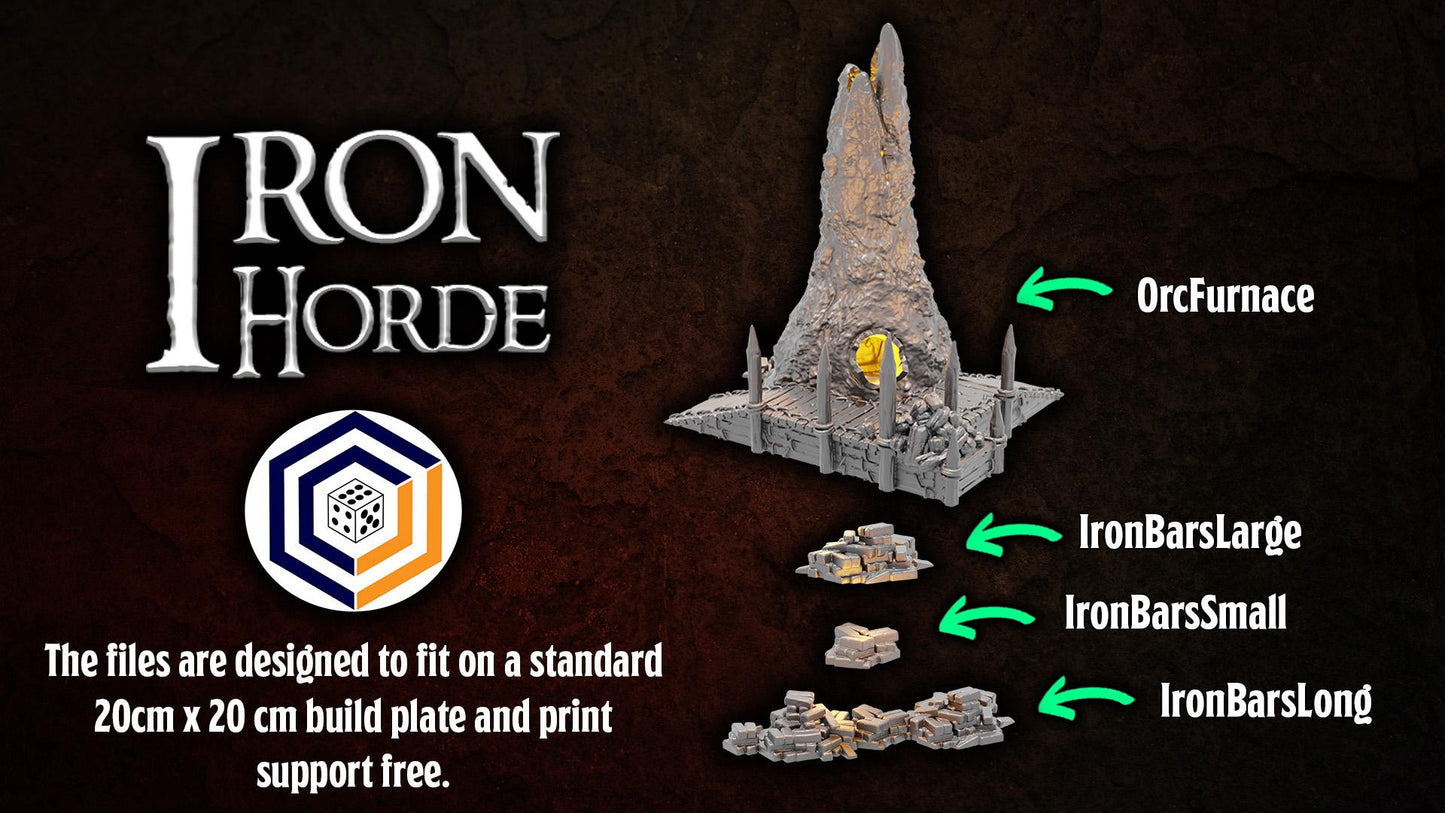Tabletop Gelände | Orc Furnace | Conquest Creations | Iron Horde and Wizards Fortress| Herr der Ringe | Fantasy terrain