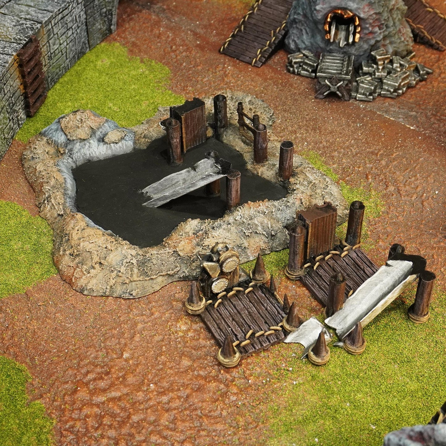Machine Pit Elevator | Iron Horde and Wizards Fortress | MESBG