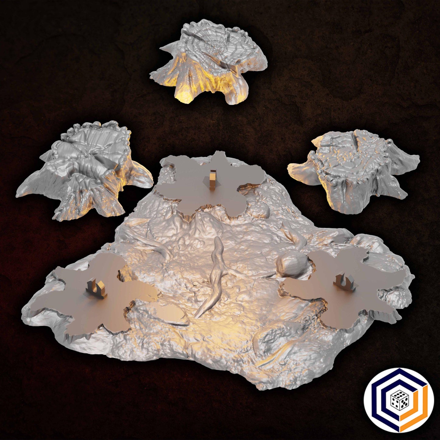 Tabletop Gelände | Tree Stumps | Conquest Creations | Iron Horde and Wizards Fortress | Herr der Ringe | Fantasy terrain