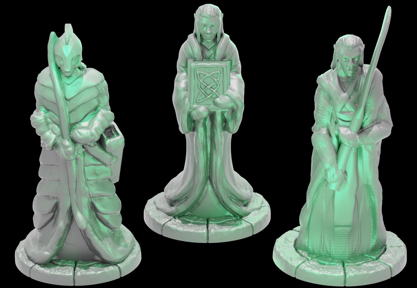 Elven Statues | Kingdom of Noldareth | MESBG