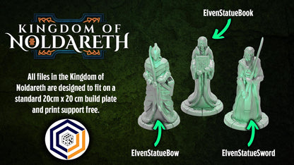 Elven Statues | Kingdom of Noldareth | MESBG