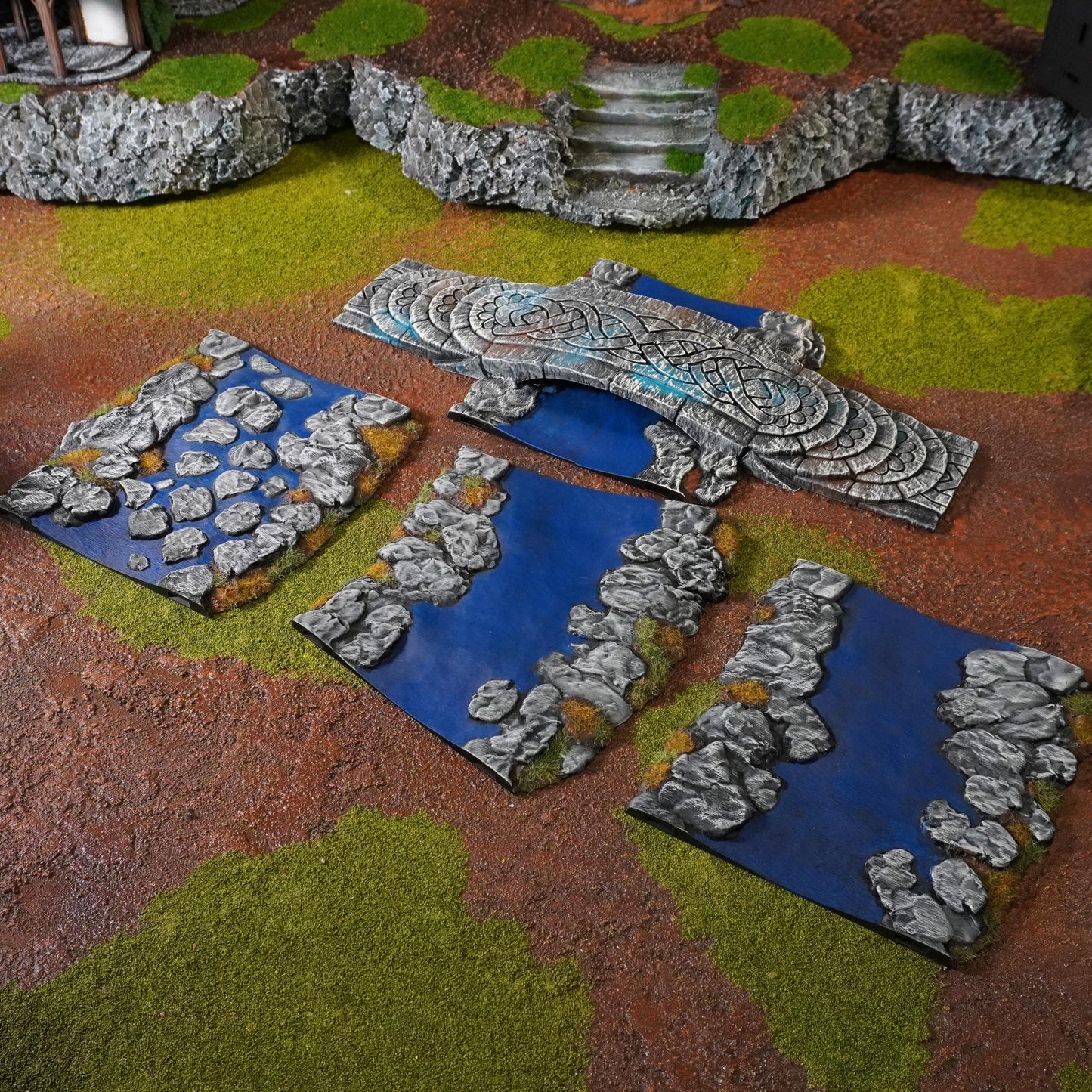 Tabletop Gelände |  River | Conquest Creations | Kingdom of Noldareth | Herr der Ringe | Fantasy terrain