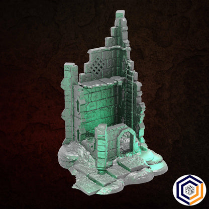 Statue Turm | Ruins of Raven Peak | MESBG