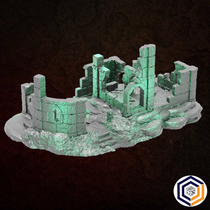 Große Ruine | Ruins of Raven Peak | MESBG