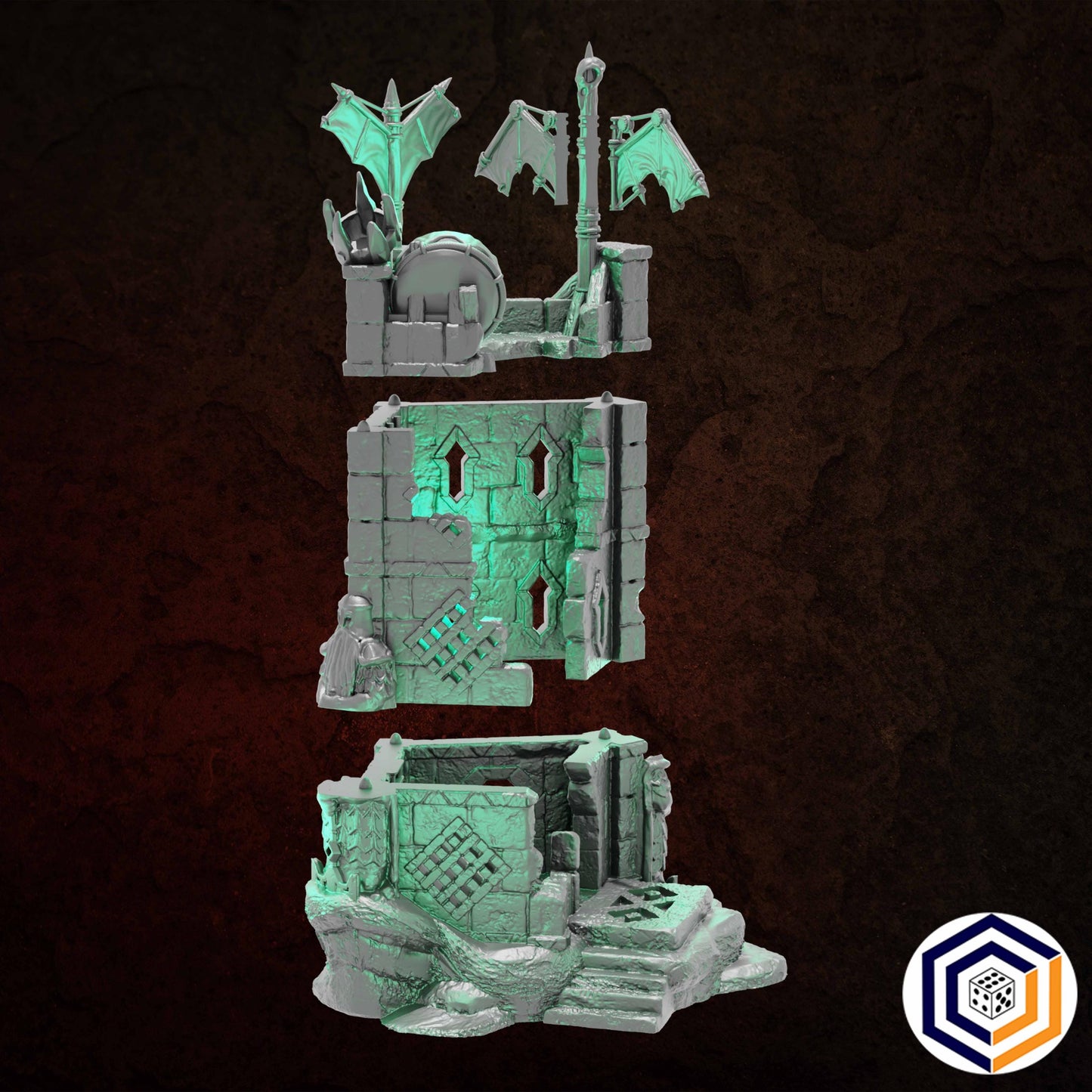 Command Tower | Ruins of Raven Peak | MESBG
