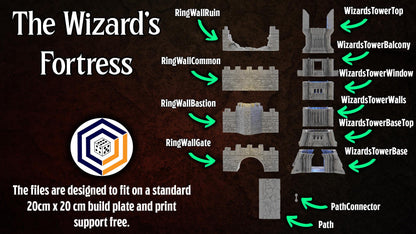 Tabletop Gelände | Wizards Fortress | Conquest Creations | Iron Horde and Wizards Fortress | Herr der Ringe | Fantasy terrain