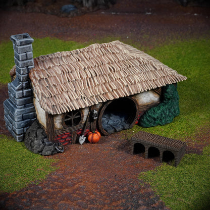 Tabletop Gelände |  Halfling Farmstead | Conquest Creations | Halfling Farmstead | Herr der Ringe | Fantasy terrain