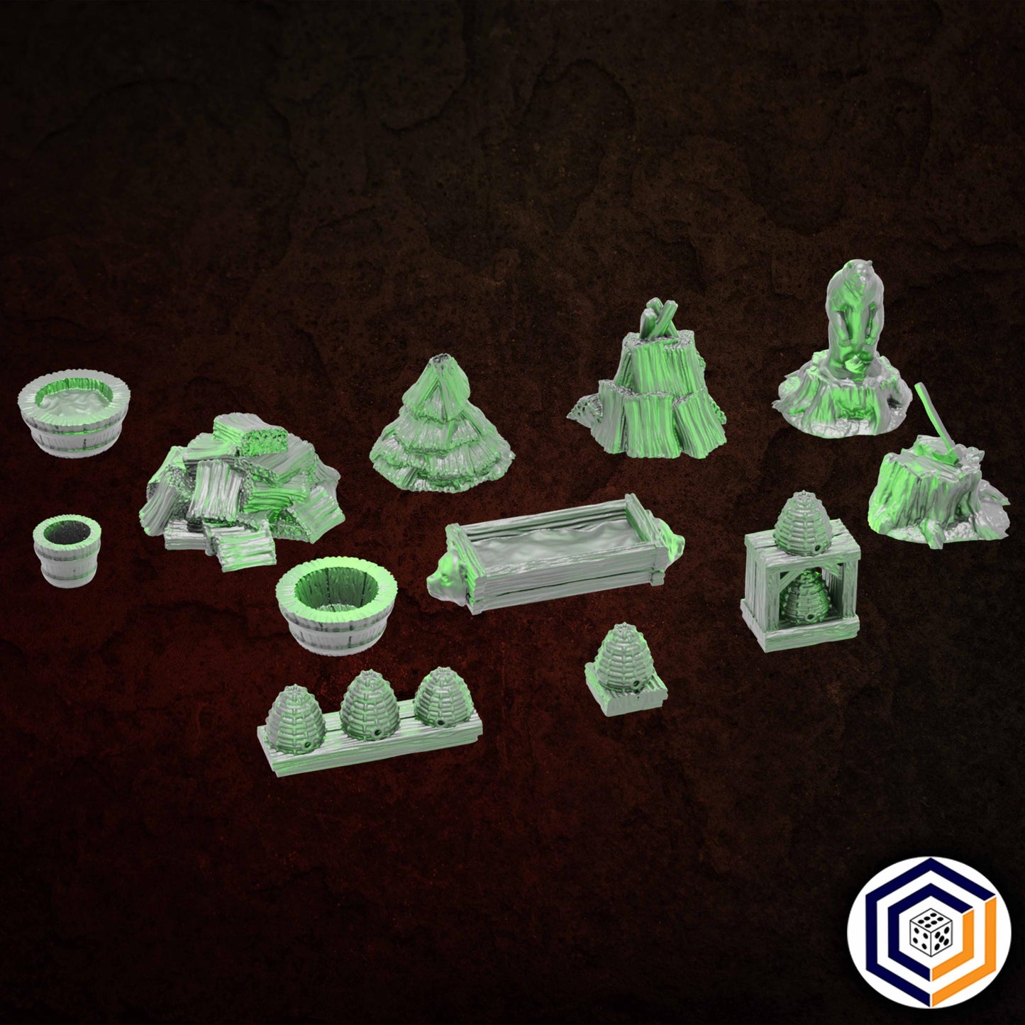 Bear Scatter Terrain | Realm of the Bear Lords | MESBG