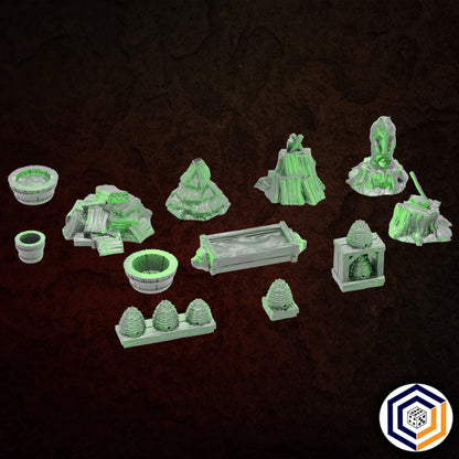 Bear Scatter Terrain | Realm of the Bear Lords | MESBG