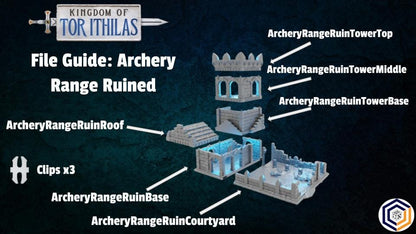 Tabletop Gelände | Archery Range | Conquest Creations | Kingdom of Tor Ithilas | Herr der Ringe | Fantasy terrain