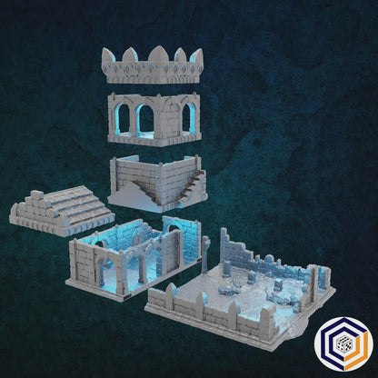 Tabletop Gelände | Archery Range | Conquest Creations | Kingdom of Tor Ithilas | Herr der Ringe | Fantasy terrain