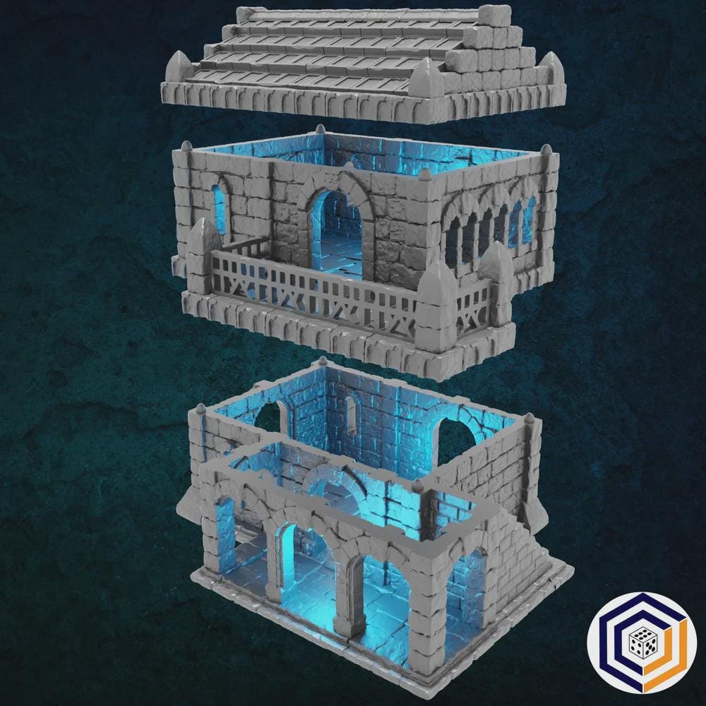 Tabletop Gelände | Artisan House | Conquest Creations | Kingdom of Tor Ithilas | Herr der Ringe | Fantasy terrain