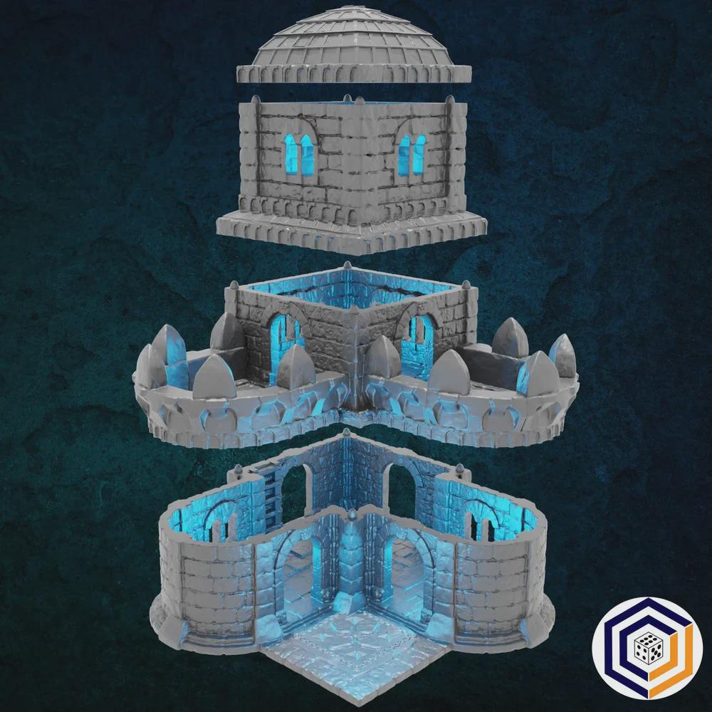 Tabletop Gelände | Barracks | Conquest Creations | Kingdom of Tor Ithilas | Herr der Ringe | Fantasy terrain