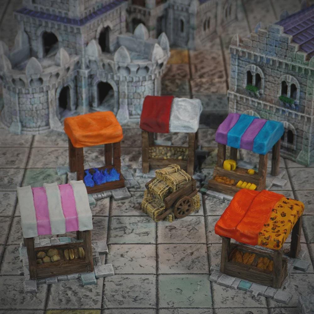 Tabletop Gelände | Market | Conquest Creations | Kingdom of Tor Ithilas | Herr der Ringe | Fantasy terrain