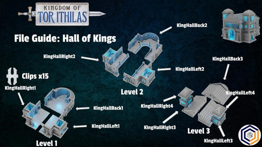 Tabletop Gelände | Hall Of Kings | Conquest Creations | Kingdom of Tor Ithilas | Herr der Ringe | Fantasy terrain