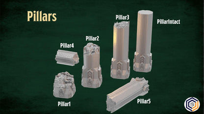 Tabletop Gelände | Pillars | Conquest Creations | Herr der Ringe | Fantasy terrain
