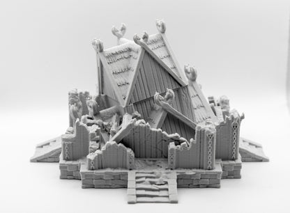Barracks ruin | Kingdom of Saxonia V2 | MESBG