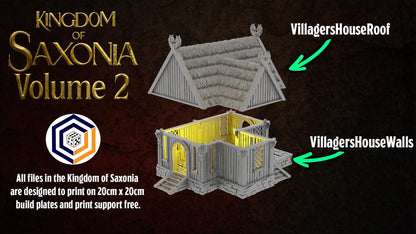 Villagers House | Kingdom of Saxonia V1 | MESBG