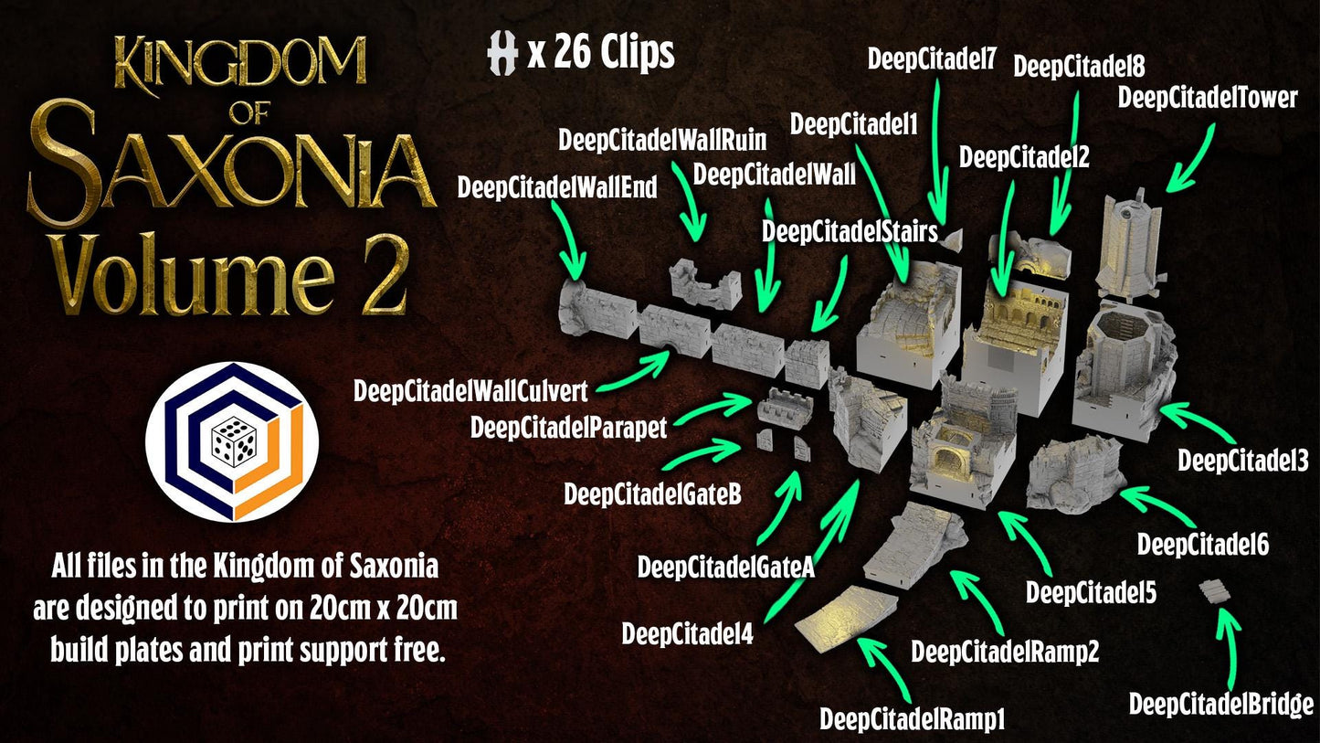 Deep Citadel | Kingdom of Saxonia V2 | MESBG
