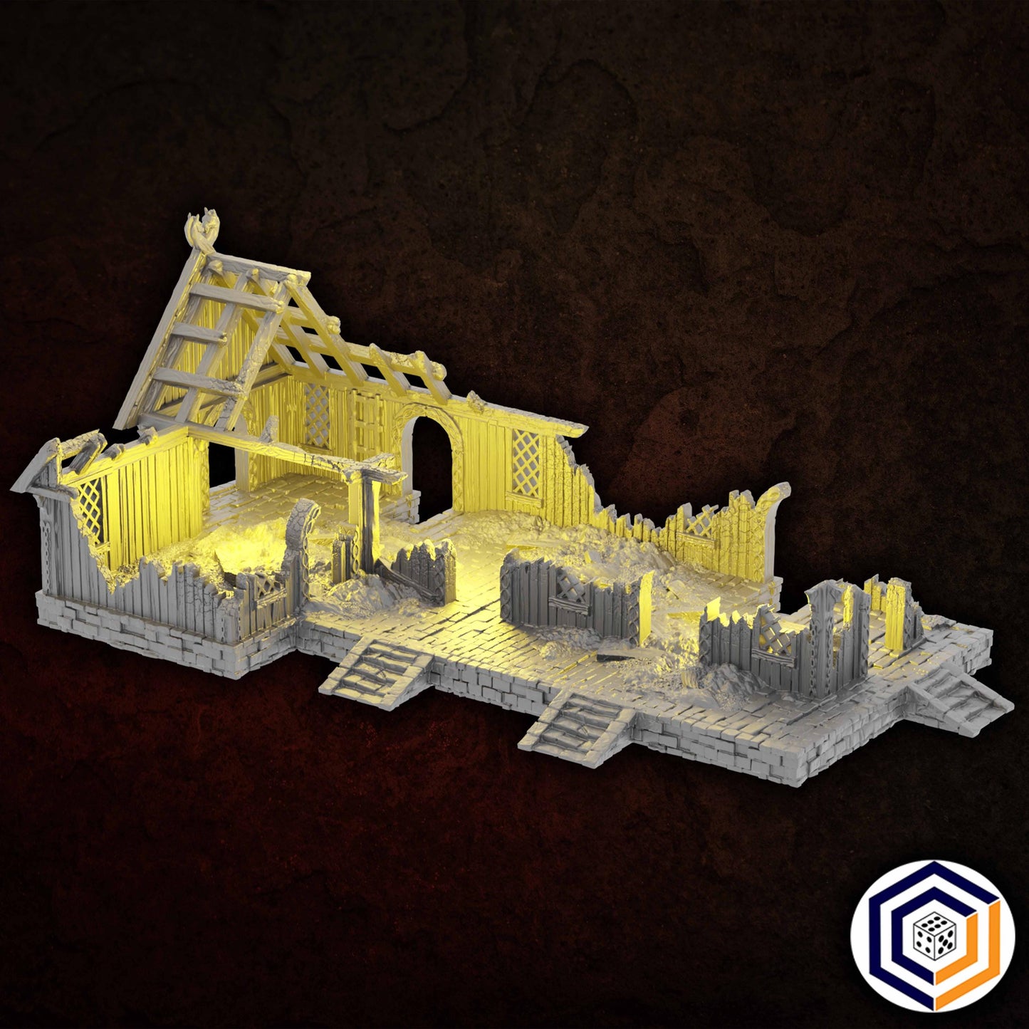 Inn House Ruin | Kingdom of Saxonia V2 | MESBG