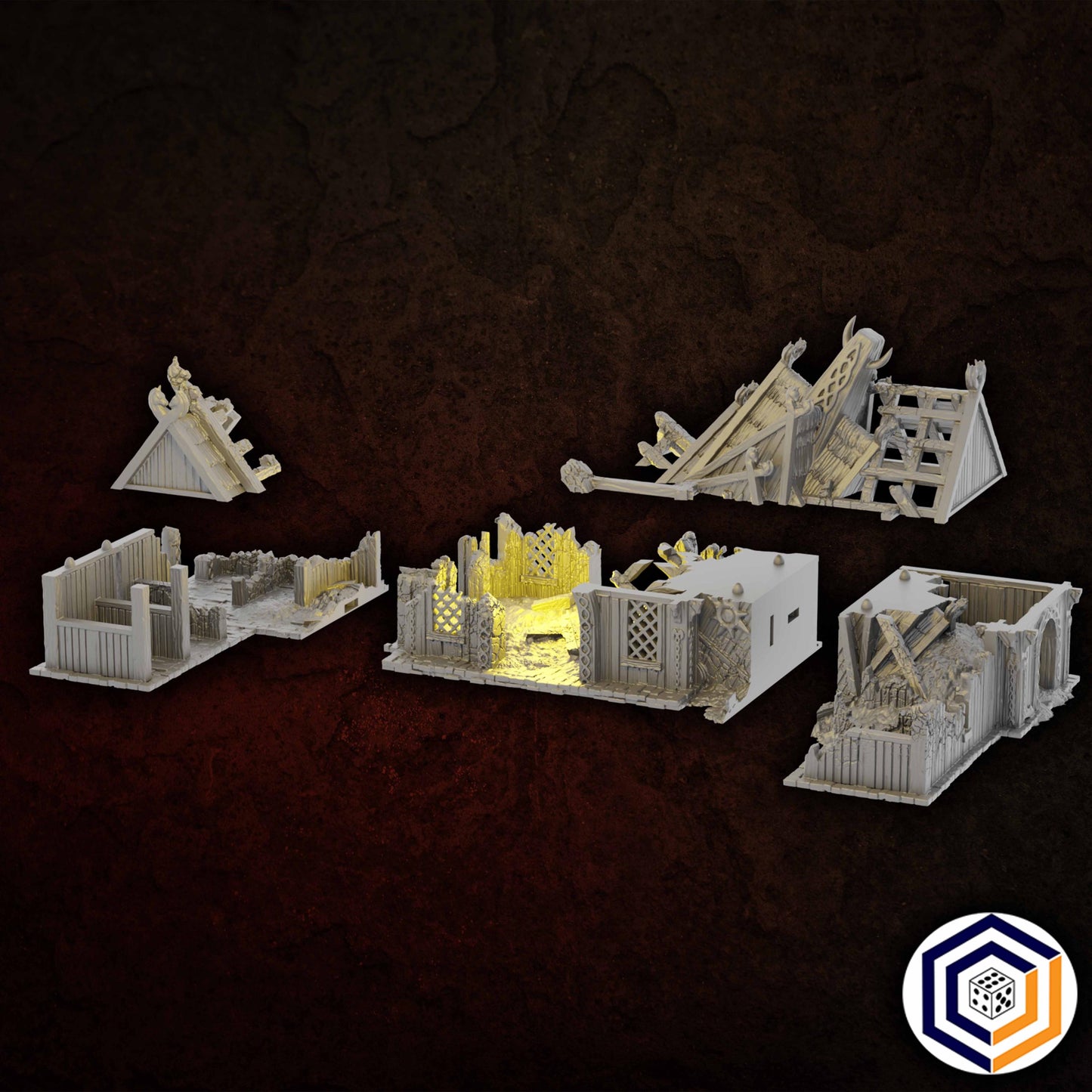 Royal Stable Ruin | Kingdom of Saxonia V2 | MESBG