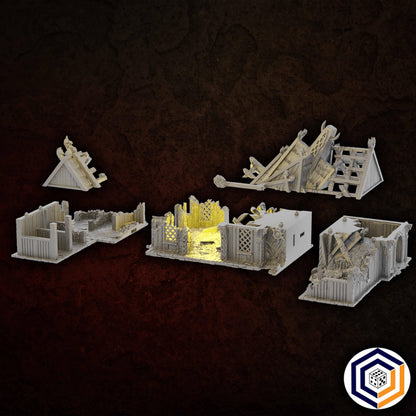 Royal Stable Ruin | Kingdom of Saxonia V2 | MESBG