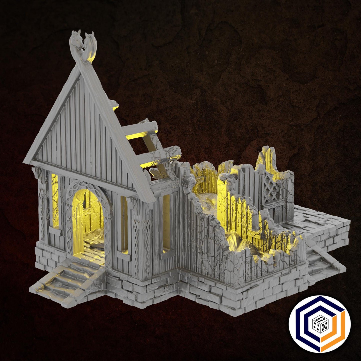 Villager House Ruin |  Kingdom of Saxonia V2 | MESBG
