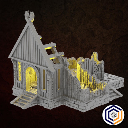 Villager House Ruin |  Kingdom of Saxonia V2 | MESBG