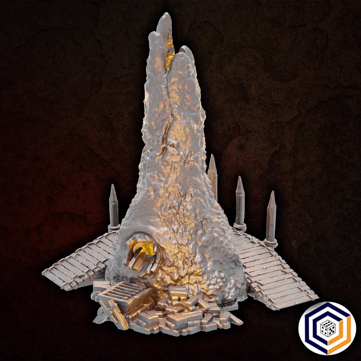 Tabletop Gelände | Orc Furnace | Conquest Creations | Iron Horde and Wizards Fortress| Herr der Ringe | Fantasy terrain
