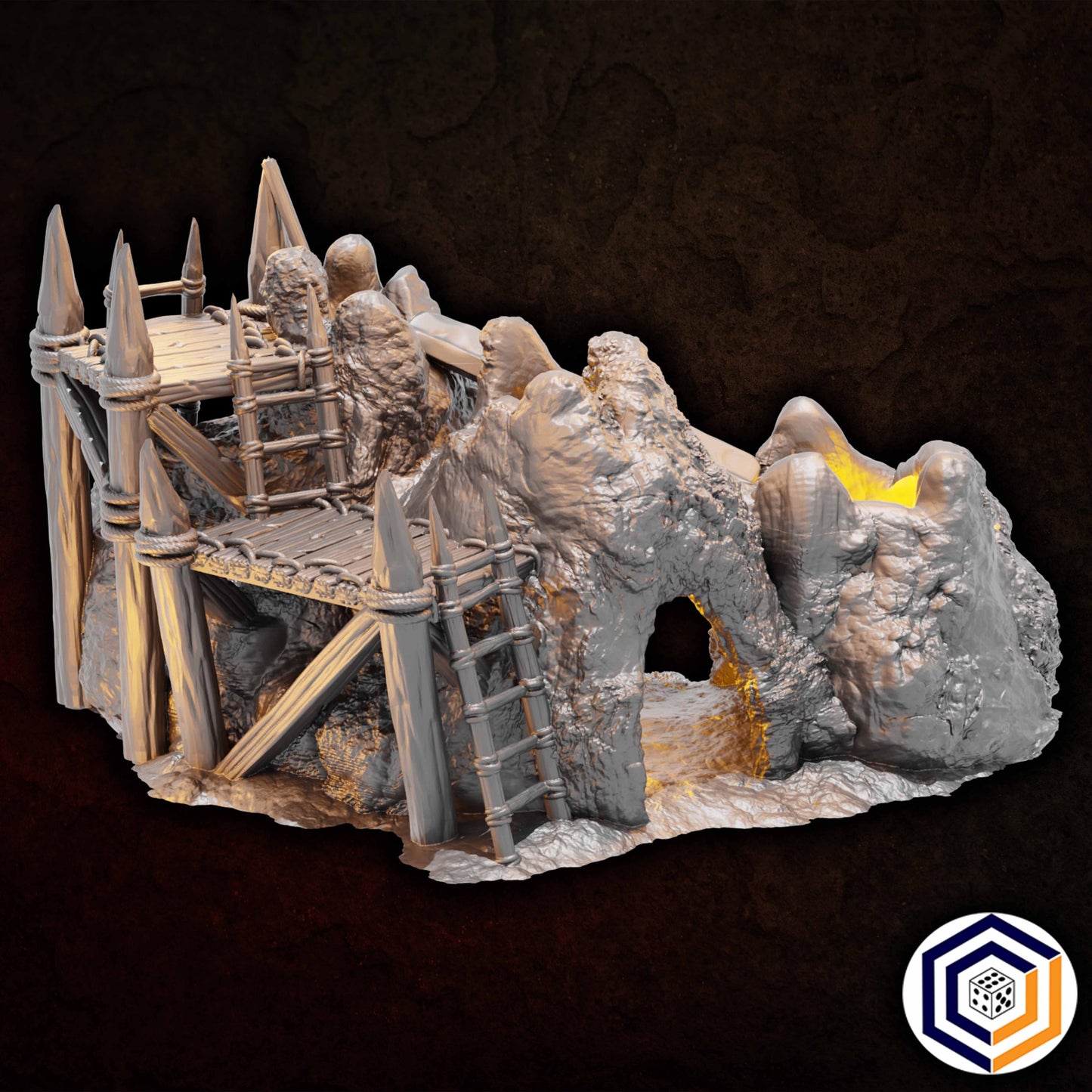 Tabletop Gelände | Orc Pit | Conquest Creations | Iron Horde and Wizards Fortress | Herr der Ringe | Fantasy terrain