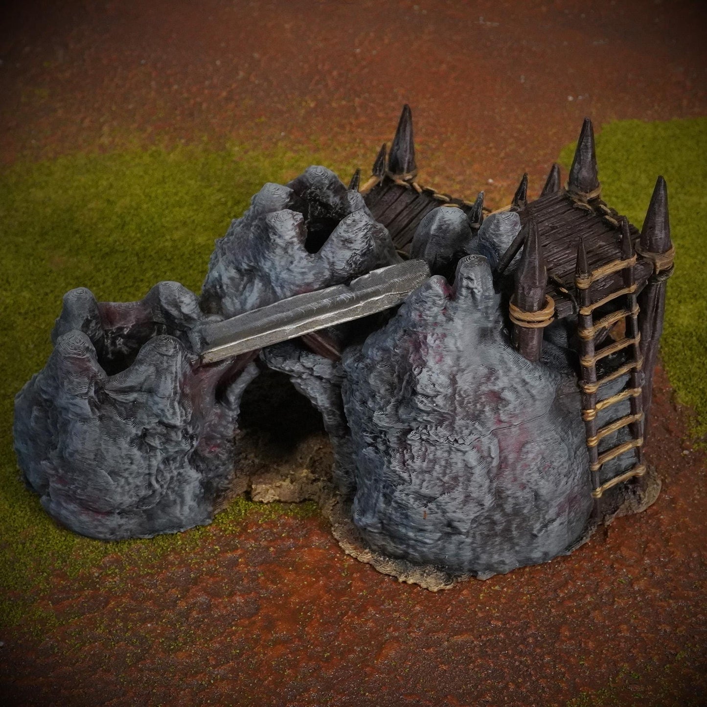 Tabletop Gelände | Orc Pit | Conquest Creations | Iron Horde and Wizards Fortress | Herr der Ringe | Fantasy terrain
