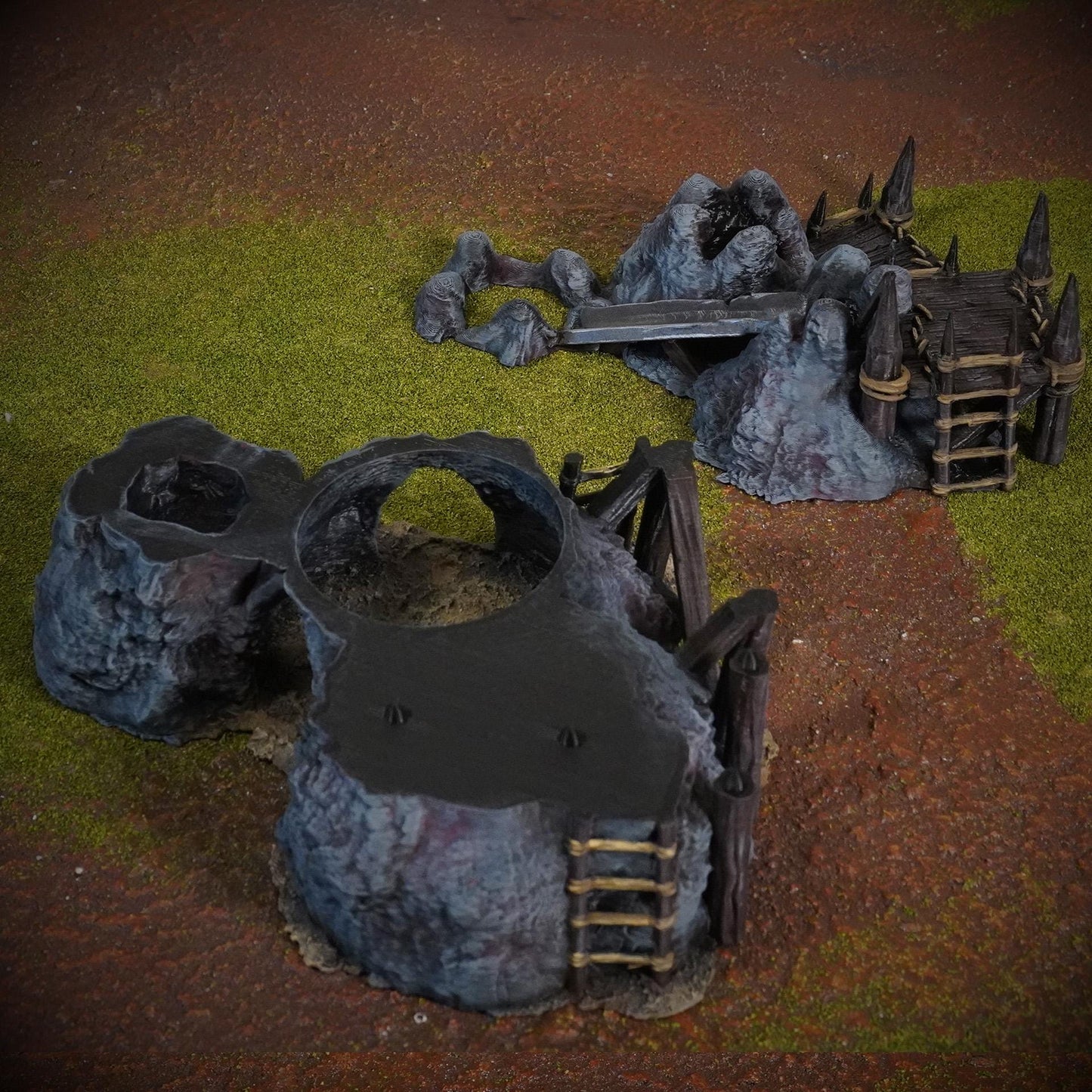 Tabletop Gelände | Orc Pit | Conquest Creations | Iron Horde and Wizards Fortress | Herr der Ringe | Fantasy terrain