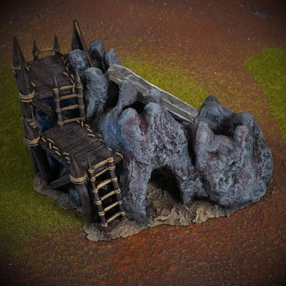 Tabletop Gelände | Orc Pit | Conquest Creations | Iron Horde and Wizards Fortress | Herr der Ringe | Fantasy terrain