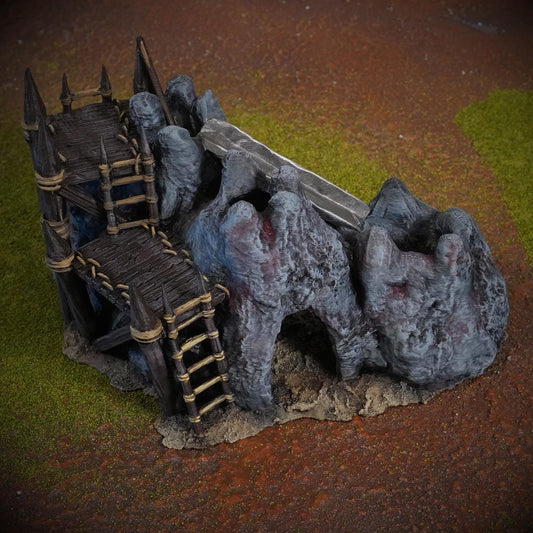 Tabletop Gelände | Orc Pit | Conquest Creations | Iron Horde and Wizards Fortress | Herr der Ringe | Fantasy terrain