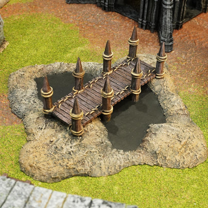 Tabletop Gelände | Machine Pit Bridge | Conquest Creations | Iron Horde and Wizards Fortress| Herr der Ringe | Fantasy terrain