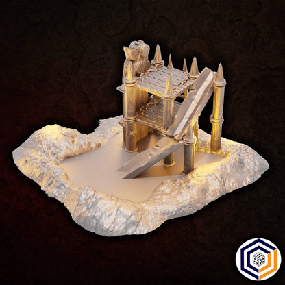 Machine Pit Elevator | Iron Horde and Wizards Fortress | MESBG