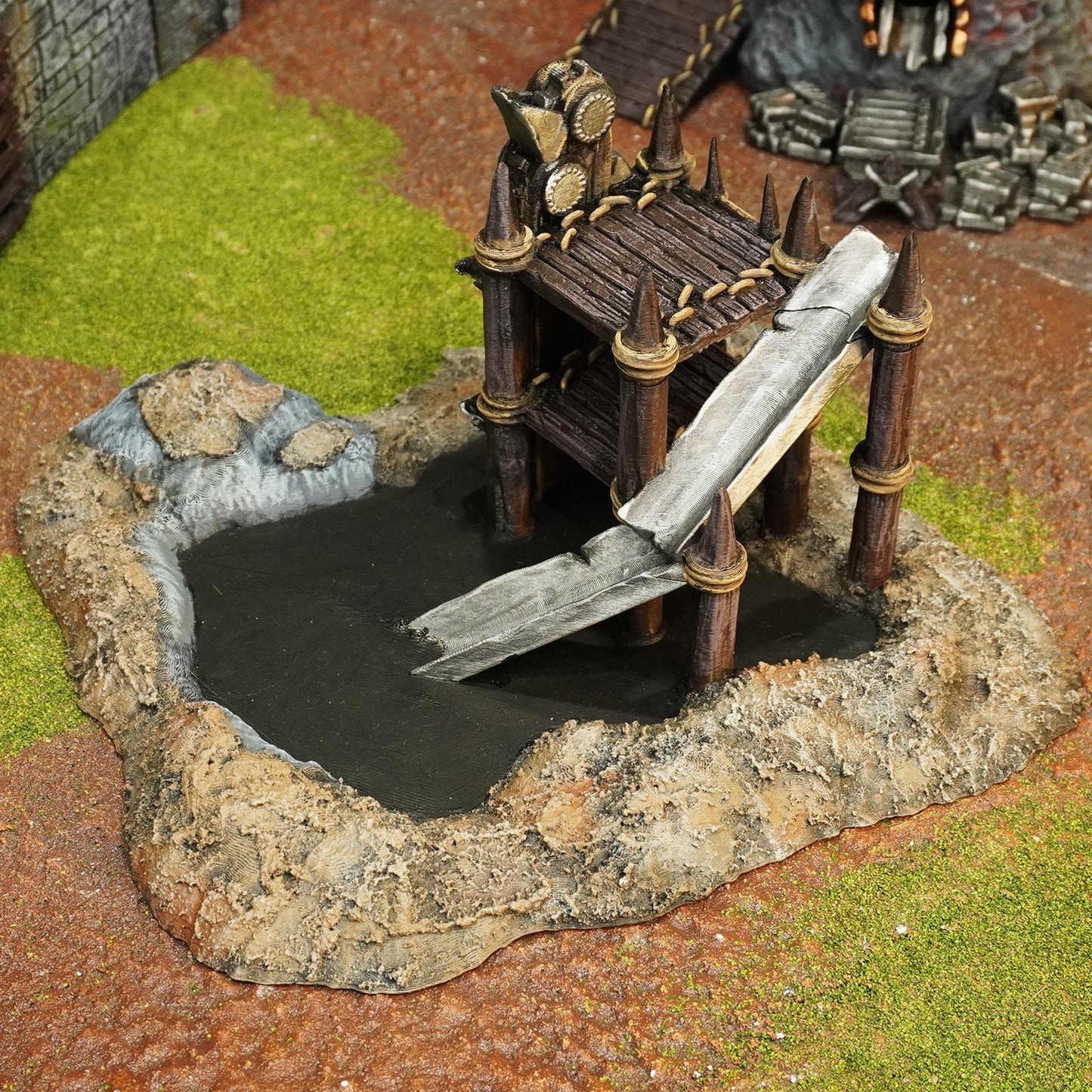 Machine Pit Elevator | Iron Horde and Wizards Fortress | MESBG