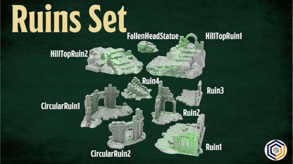 Tabletop Gelände |  Ruins of the Wildlands | Conquest Creations | Seat of the Wildlands | Herr der Ringe | Fantasy terrain