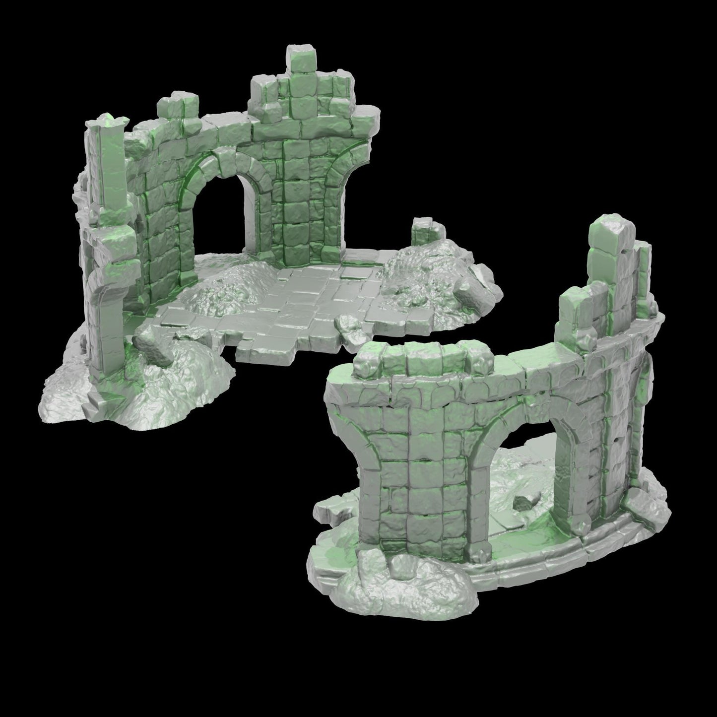 Tabletop Gelände |  Ruins of the Wildlands | Conquest Creations | Seat of the Wildlands | Herr der Ringe | Fantasy terrain