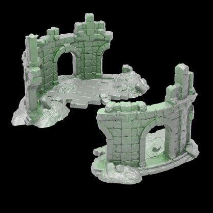 Tabletop Gelände |  Ruins of the Wildlands | Conquest Creations | Seat of the Wildlands | Herr der Ringe | Fantasy terrain