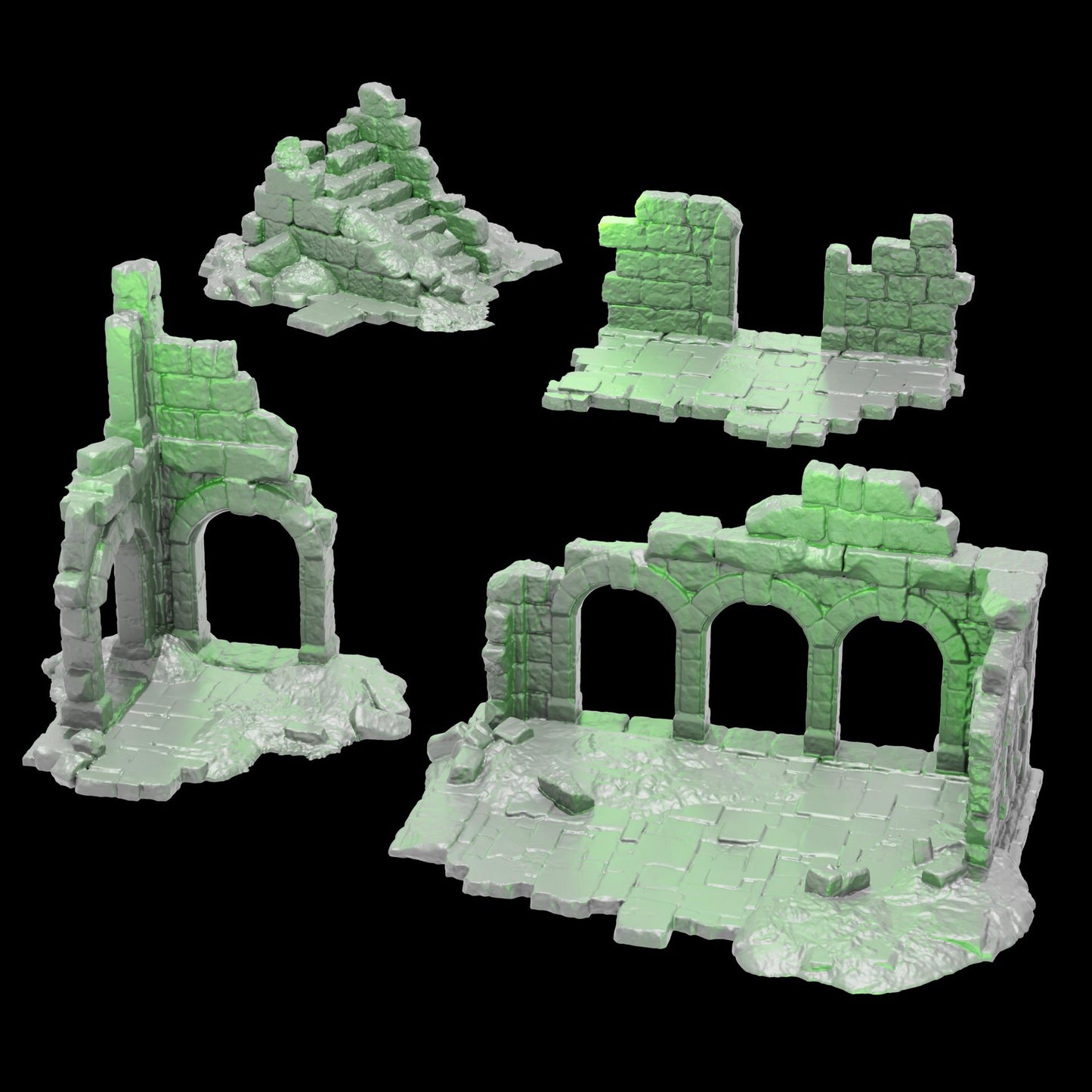 Tabletop Gelände |  Ruins of the Wildlands | Conquest Creations | Seat of the Wildlands | Herr der Ringe | Fantasy terrain