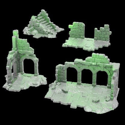Tabletop Gelände |  Ruins of the Wildlands | Conquest Creations | Seat of the Wildlands | Herr der Ringe | Fantasy terrain
