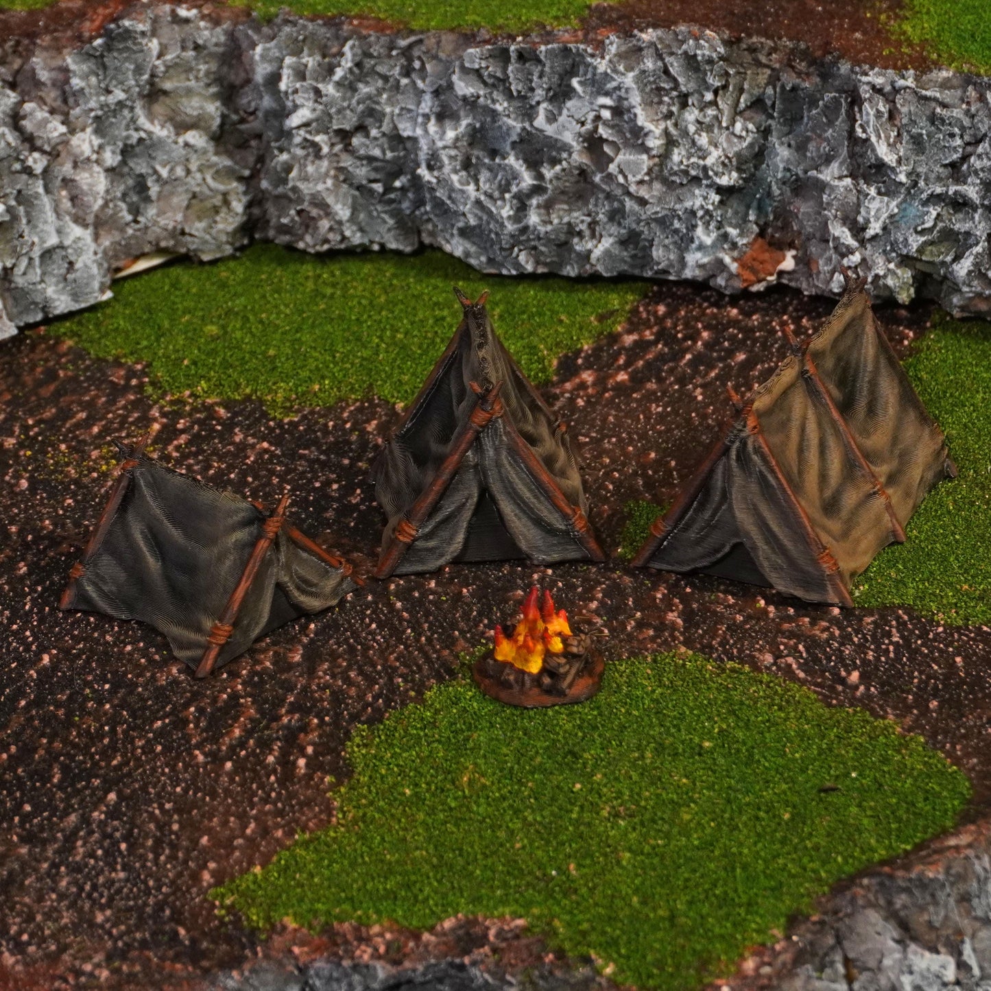 Tabletop Gelände | Ranger Camp Set | Conquest Creations | Herr der Ringe | Fantasy terrain