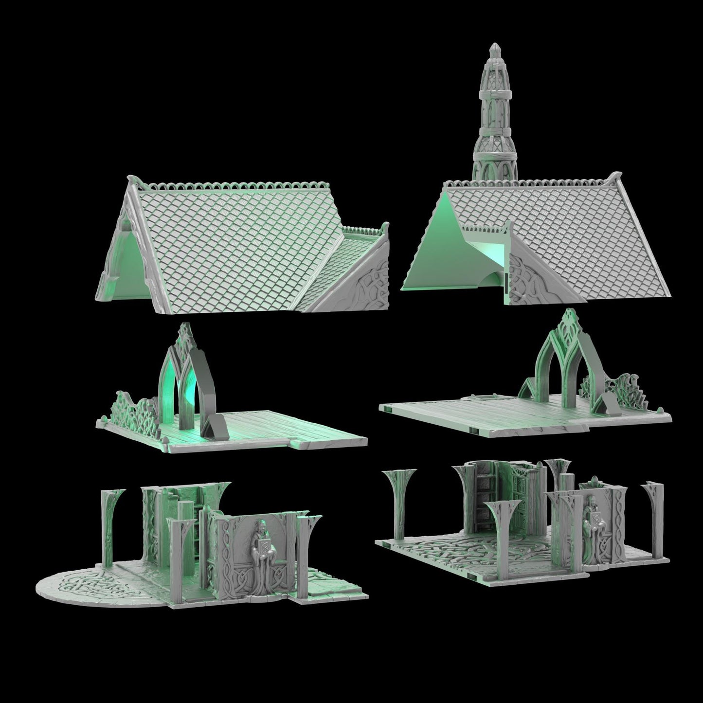 Tabletop Gelände |  GreatLibrary | Conquest Creations | Kingdom of Noldareth | Herr der Ringe | Fantasy terrain