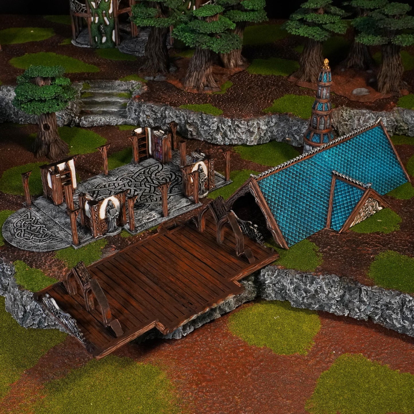 Tabletop Gelände |  GreatLibrary | Conquest Creations | Kingdom of Noldareth | Herr der Ringe | Fantasy terrain