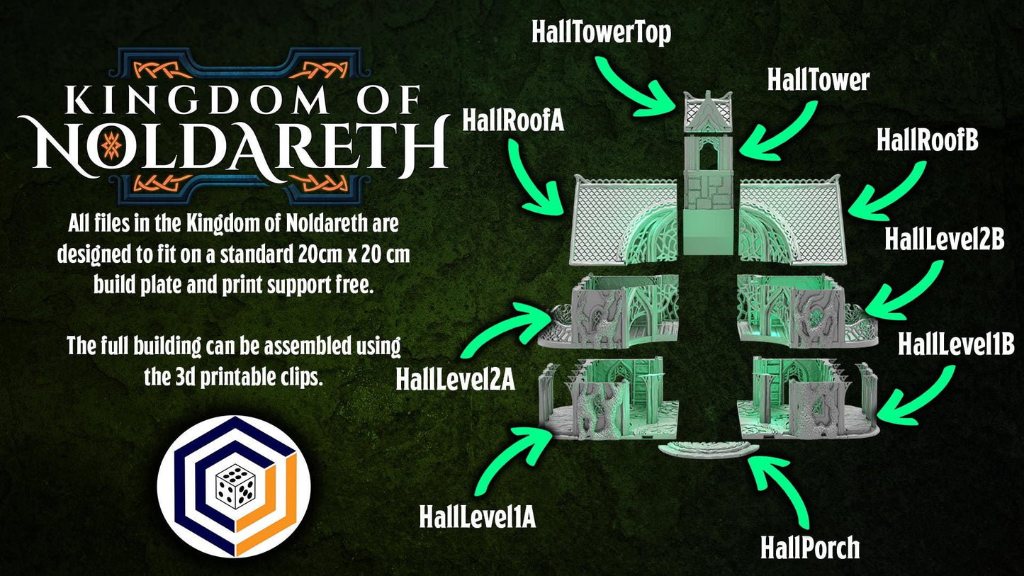 Tabletop Gelände |  HallOfLords | Conquest Creations | Kingdom of Noldareth | Herr der Ringe | Fantasy terrain